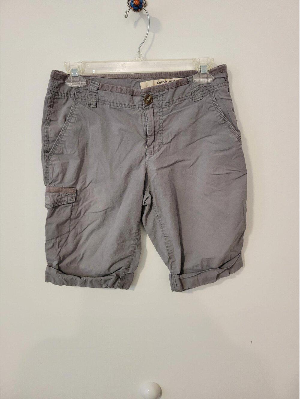 DKNY Jeans Women's Gray Cargo Shorts - Size 2